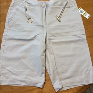 Charter Club Tan Bermuda Shorts with Relaxed Fit